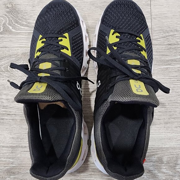 On Cloudswift Magnet Black Citron Yellow Trainers Running Shoes Men\'s 9.5 main image 4